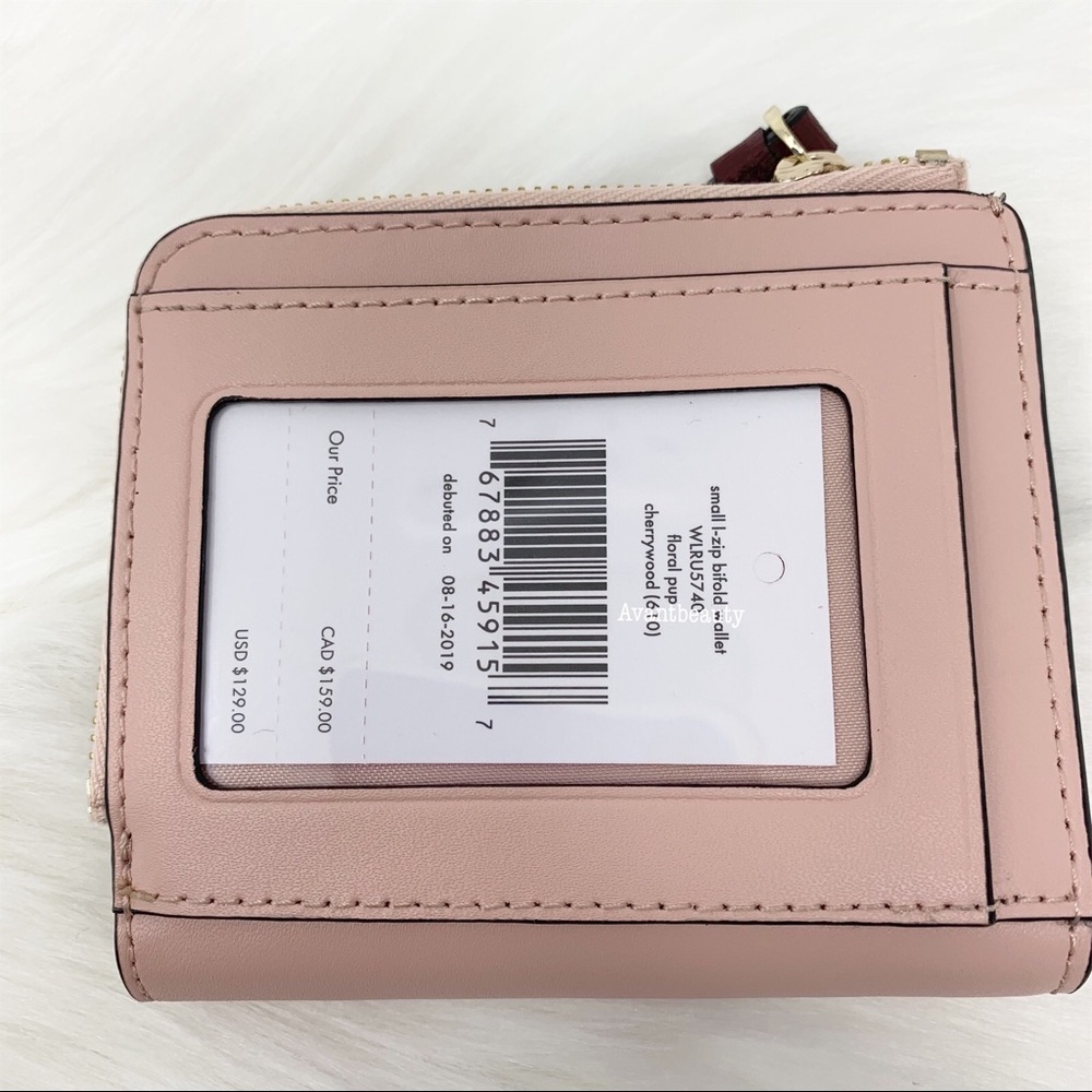 Kate spade small Lzip bifold wallet pup dog wallet - Picture 2 of 7